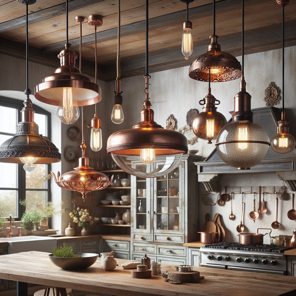 Copper Charm: Striking Pendant Lighting Styles for Every Home